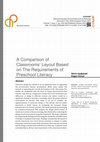 Research paper thumbnail of A Comparison of Classrooms Layout Based on The Requirements of Preschool Literacy