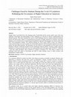 Research paper thumbnail of Challenges Faced by Students During the Covid-19 Lockdown: Rethinking the Governance of Higher Education in Cameroon