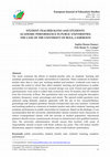 Research paper thumbnail of Student-Teacher Ratio and Students’ Academic Performance in Public Universities: The Case of the University of Buea, Cameroon