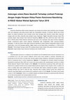 Research paper thumbnail of Hubungan antara Rasio Neutrofil Terhadap Limfosit Preterapi dengan Angka Harapan Hidup Pasien Karsinoma Nasofaring di RSUD Abdoel Wahab Sjahranie Tahun 2018