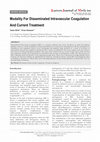 Research paper thumbnail of Modality for Disseminated Intravascular Coagulation and Current Treatment