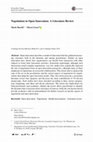 Research paper thumbnail of Negotiation in Open Innovation: A Literature Review