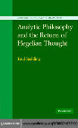 Research paper thumbnail of Analytic Philosophy and the Return of Hegelian Thought