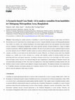 Research paper thumbnail of A Scenario-based Case Study: AI to analyse casualties from landslides in Chittagong Metropolitan Area, Bangladesh