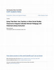 Research paper thumbnail of Doing Their Best: How Teachers in Urban Social Studies Classrooms Integrate Culturally Relevant Pedagogy with Historical Literacy Instruction