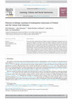 Research paper thumbnail of Patterns of dialogic teaching in kindergarten classrooms of Finland and the United Arab Emirates