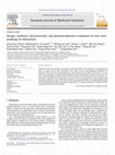 Research paper thumbnail of Design, synthesis, bioconversion, and pharmacokinetics evaluation of new ester prodrugs of olmesartan