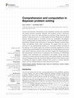 Research paper thumbnail of Comprehension and computation in Bayesian problem solving