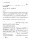 Research paper thumbnail of Previous beliefs affect Bayesian reasoning in conditions fostering gist comprehension