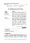 Research paper thumbnail of A Case Study on Teacher’s Challenges on Inclusive Mathematics Classes in a Secondary Public School