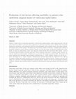 Research paper thumbnail of Evaluation of risk factors affecting morbidity in patients who underwent surgical closure of ventricular septal defect