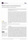 Research paper thumbnail of The Role of Lipids in Legionella-Host Interaction