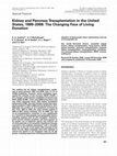 Research paper thumbnail of Kidney and Pancreas Transplantation in the United States, 1999-2008: The Changing Face of Living Donation