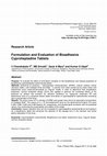 Research paper thumbnail of Formulation and Evaluation of Bioadhesive Cyproheptadine Tablets