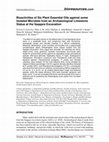 Research paper thumbnail of Bioactivities of six plant essential oils against some isolated microbes from an archaeological limestone statue at the Saqqara excavation