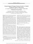 Research paper thumbnail of Morphological Changes During Growth in Healed Childhood Spinal Tuberculosis A 15-year Prospective Study of 61 Children Treated With Ambulatory Chemotherapy