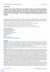 Research paper thumbnail of Impact of the Use of Electronic Health Tools on the Psychological and Emotional Well-Being of Electronic Health Service Users (The Seventh Tromsø Study - Part 3): Population-Based Questionnaire Study (Preprint)