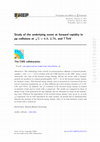 Research paper thumbnail of Study of the underlying event at forward rapidity in pp collisions at $ \sqrt{s}=0.9,2.76,\;\mathrm{and}\;7\;\mathrm{TeV} $