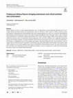 Research paper thumbnail of Forging just dietary futures: bringing mainstream and critical nutrition into conversation