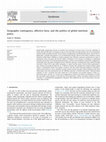 Research paper thumbnail of Geographic contingency, affective facts, and the politics of global nutrition policy