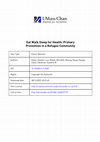 Research paper thumbnail of Eat Walk Sleep for Health: Primary Prevention in a Refugee Community