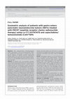 Research paper thumbnail of Dosimetric analysis of patients with gastro entero pancreatic neuroendocrine tumors (NETs) treated with PRCRT (peptide receptor chemo radionuclide therapy) using Lu-177 DOTATATE and capecitabine/temozolomide (CAP/TEM)