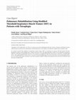 Research paper thumbnail of Pulmonary Rehabilitation Using Modified Threshold Inspiratory Muscle Trainer (IMT) in Patients with Tetraplegia