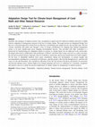 Research paper thumbnail of Adaptation Design Tool for Climate-Smart Management of Coral Reefs and Other Natural Resources