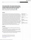 Research paper thumbnail of Forest riparian buffers reduce timber harvesting effects on stream temperature, but additional climate adaptation strategies are likely needed under future conditions