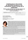 Research paper thumbnail of Visibilizando la diversidad de identidad de género y de orientación sexual a través de la publicidad Making visible the diversity of gender identity and sexual orientation through advertising