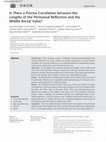 Research paper thumbnail of Is There a Precise Correlation between the Lengths of the Peritoneal Reflection and the Middle Rectal Valve?