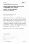 Research paper thumbnail of Christian Churches and Immigrant Support in Canada: An Organizational Ecology Perspective