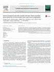 Research paper thumbnail of Inverse hexagonal and cubic micellar lyotropic liquid crystalline phase behaviour of novel double chain sugar-based amphiphiles