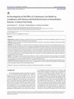 Research paper thumbnail of An Investigation of the Effect of Continuous Care Model on Compliance with Dietary and Fluid Restrictions in Hemodialysis Patients: A Clinical Trial Study