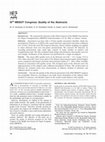 Research paper thumbnail of IXth MESOT Congress: Quality of the Abstracts