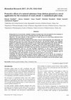 Research paper thumbnail of Protective effects of a natural substance from chicken gizzard as a novel application for the treatment of renal calculi: A randomized pilot study