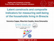 Research paper thumbnail of Latent constructs and composite indicators for measuring well-being of the households living in Brescia