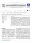 Research paper thumbnail of Chitosan based micro- and nanoparticles for colon-targeted delivery of vancomycin prepared by alternative processing methods