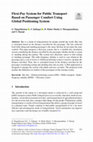 Research paper thumbnail of Flexi-Pay System for Public Transport Based on Passenger Comfort Using Global Positioning System