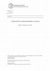 Research paper thumbnail of A framework for constituent-dependency conversion