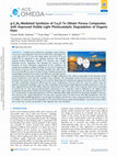 Research paper thumbnail of g-C<sub>3</sub>N<sub>4</sub>-Mediated Synthesis of Cu<sub>2</sub>O To Obtain Porous Composites with Improved Visible Light Photocatalytic Degradation of Organic Dyes