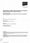 Research paper thumbnail of Implementation of XFEM in the study of gear crack propagation behaviour using the SIF on different moments