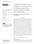 Research paper thumbnail of Assortment of Avian Fauna and consequences of human activities at Pahuj and Sukma Dukma Reservoir of Jhansi District in Uttar Pradesh, India