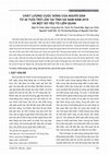 Research paper thumbnail of Chất lượng cuộc sống của người dân từ 40 tuổi trở lên tại tỉnh Hà Nam năm 2019 và một số yếu tố liên quan