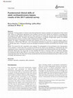 Research paper thumbnail of Fundamental clinical skills of adult cardiopulmonary bypass: results of the 2017 national survey