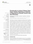 Research paper thumbnail of Promiscuity in Lichens Follows Clear Rules: Partner Switching in Cladonia Is Regulated by Climatic Factors and Soil Chemistry