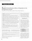 Research paper thumbnail of Regional hemodynamic effects of dopamine in the sick preterm neonate