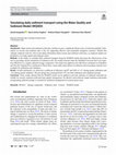 Research paper thumbnail of Simulating daily sediment transport using the Water Quality and Sediment Model (WQSED)