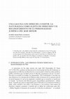 Research paper thumbnail of “Una laguna con derecho a existir. La Naturaleza como sujeto de derechos y el reconocimiento de la personalidad jurídica del Mar Menor”. Teoría y Realidad Constitucional, n. 52, 2023, págs. 357-375.