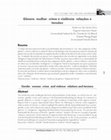 Research paper thumbnail of Gênero, mulher, crime e violência